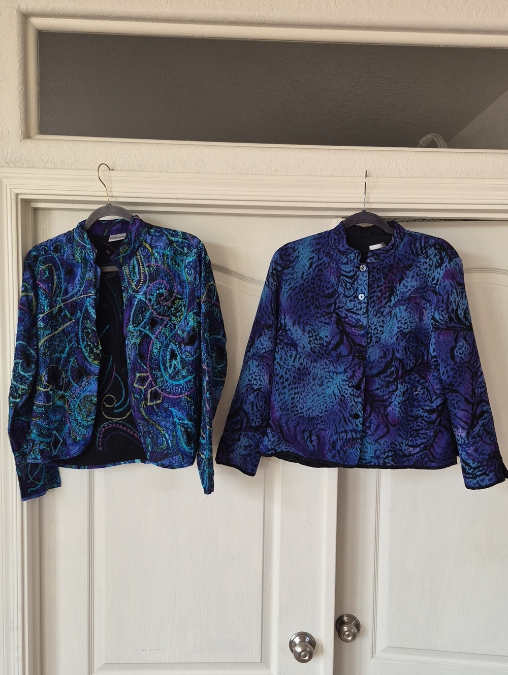 Chico's 100% Silk, Statement Jackets Sz Med - Picture 10 of 16